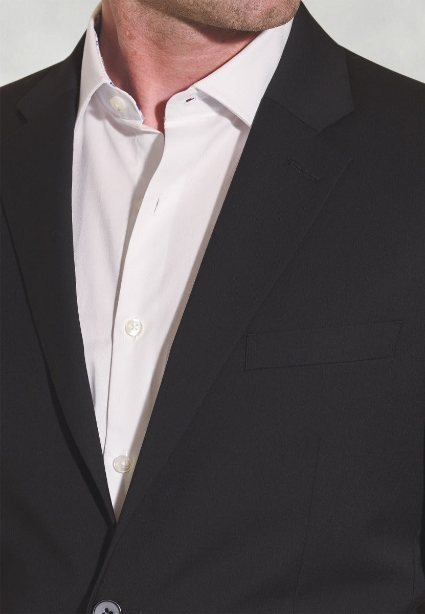 Tailored Fit Avalino Black Suit Jacket