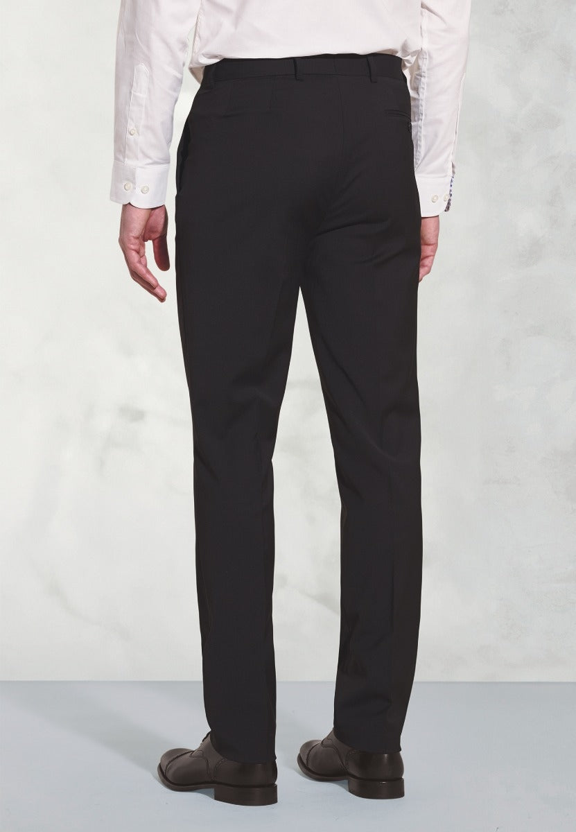 Tailored Fit Avalino Black Suit Trousers