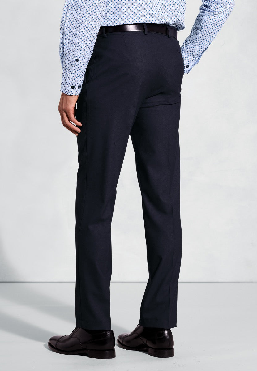 Tailored Fit Monaco Navy Trousers