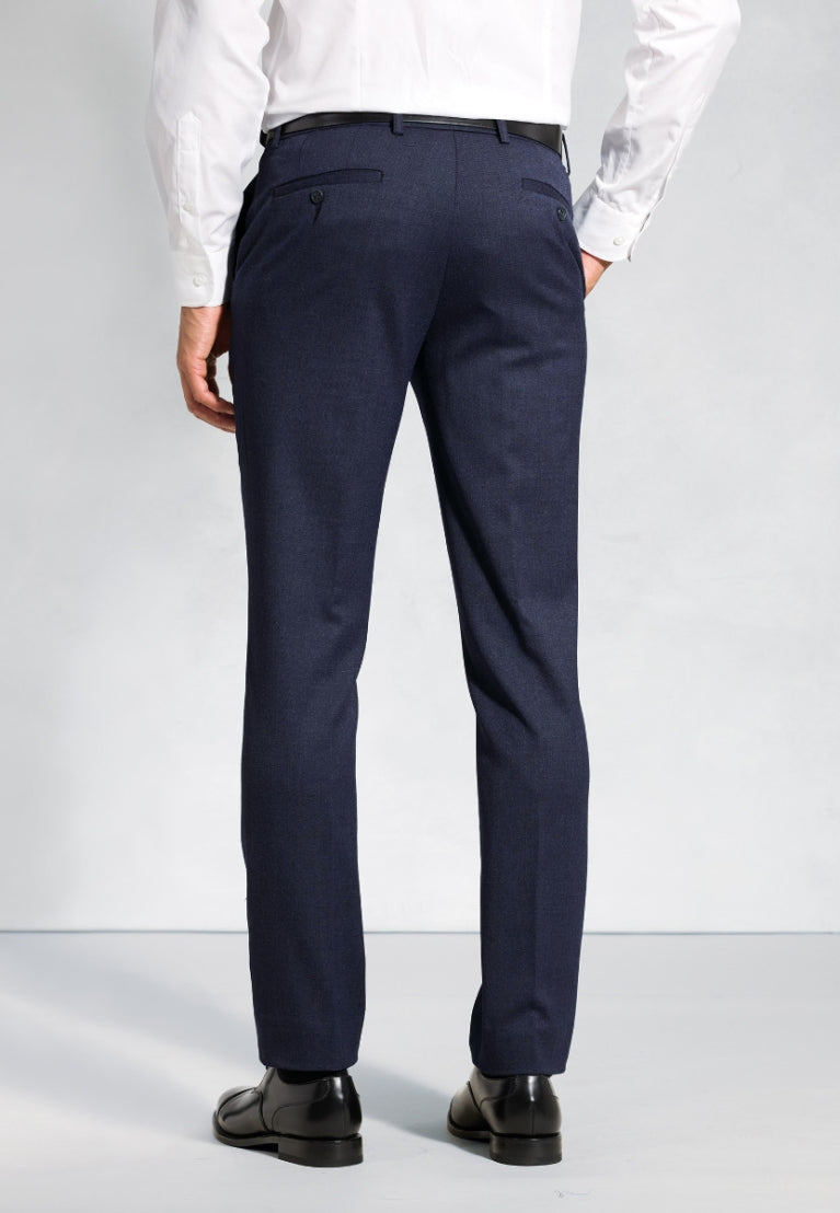 Regular Fit Olney Air Force Blue Flannel Trousers