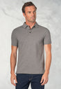 Hampton Grey Marl Cotton Rich Polo Shirt