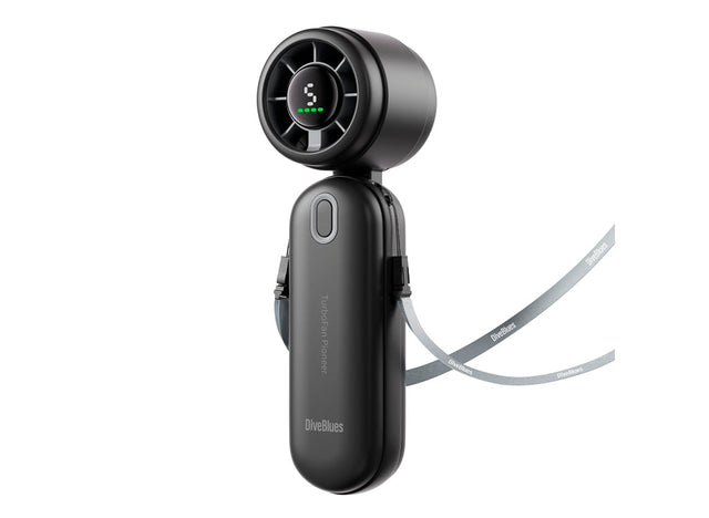 DiveBlues iTurbo Portable Handheld Turbo Fan - Black