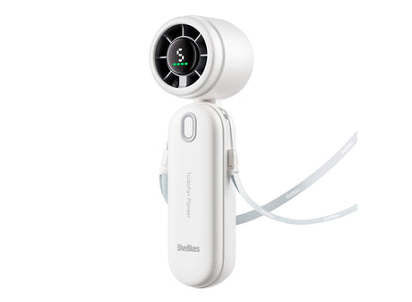 DiveBlues iTurbo Portable Handheld Turbo Fan - White
