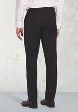 Tailored Fit Avalino Black Suit Trousers