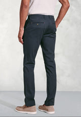 Brosnan Navy Textured Chino - Regular Fit, alternate