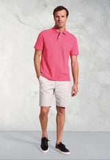 Firth Rose Pure Cotton Pique Polo Shirt
