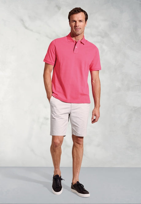 Firth Rose Pure Cotton Pique Polo Shirt