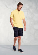 Firth Lemon Pure Cotton Pique Polo Shirt
