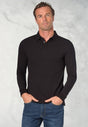 Frederick Black Long Sleeve Polo Shirt