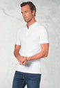 Hampton White Stretch Cotton Polo Shirt