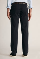 Tailored Fit Leo Midnight Stretch Cotton Chinos - detail