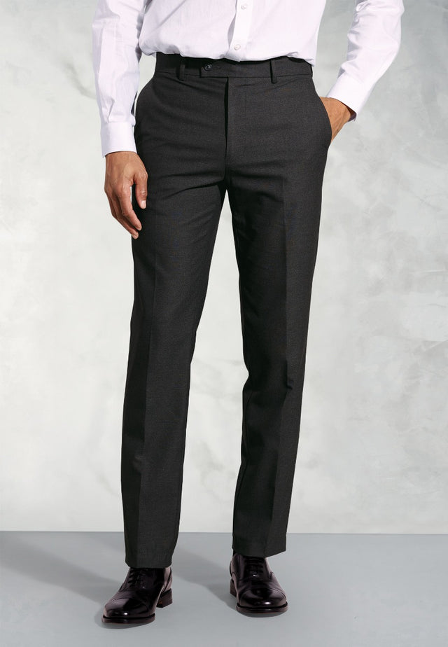 Tailored Fit Monaco Charcoal Trousers