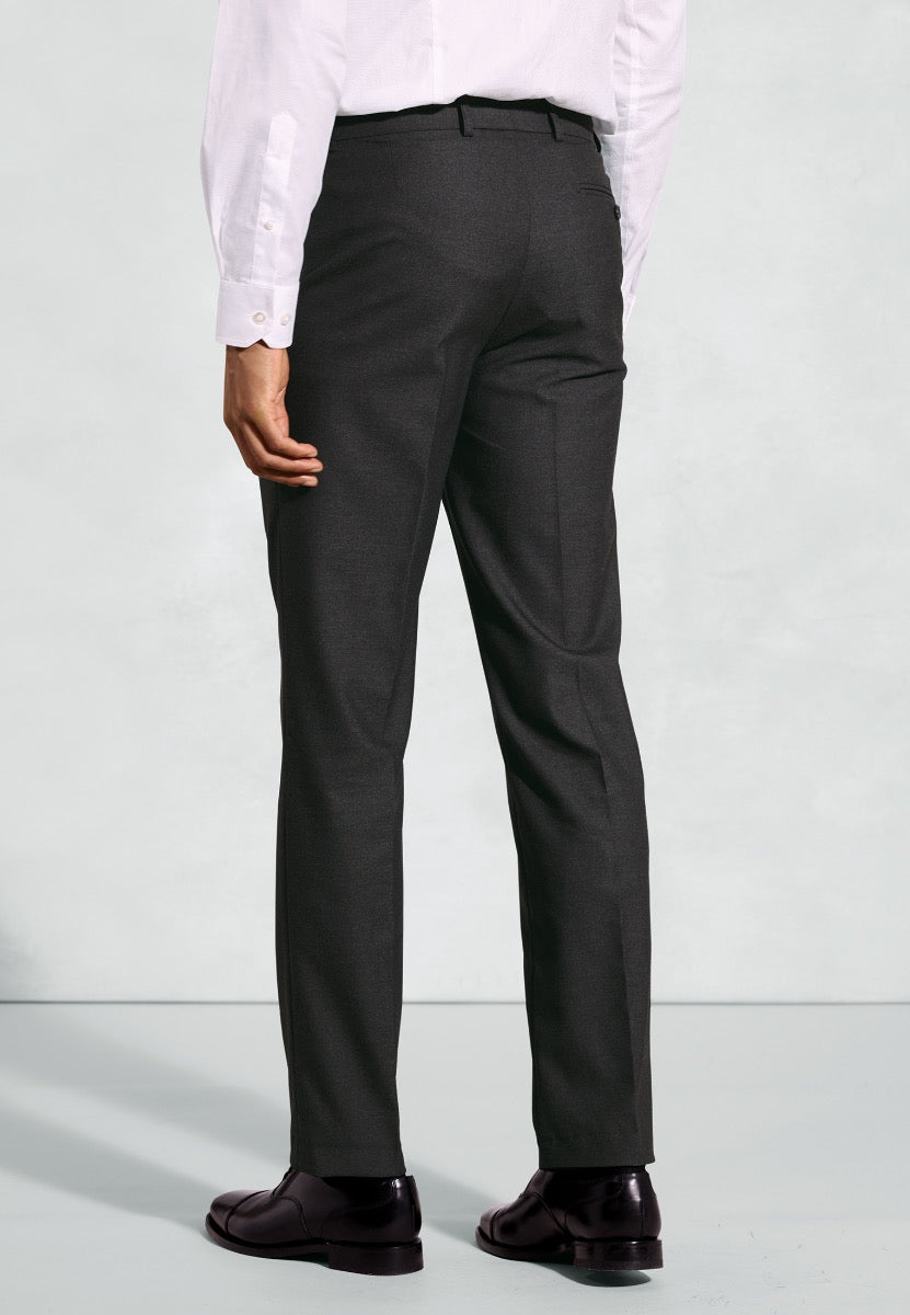 Tailored Fit Monaco Charcoal Trousers