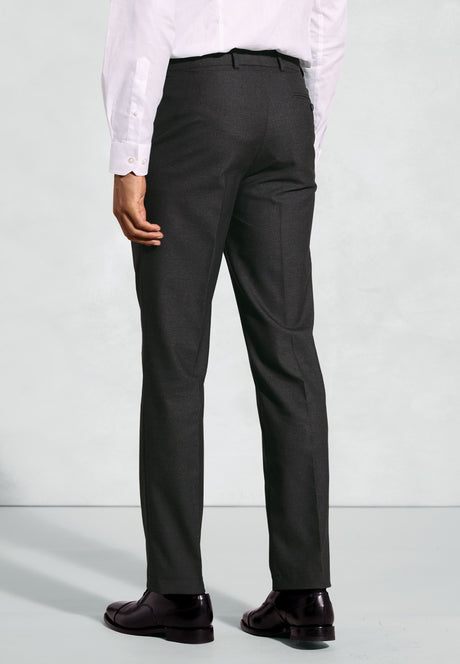 Tailored Fit Monaco Charcoal Trousers