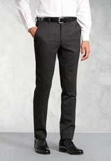 Regular Fit Olney Charcoal Flannel Trousers