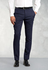 Regular Fit Olney Air Force Blue Flannel Trousers