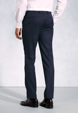 Regular Fit Olney Navy Flannel Trousers