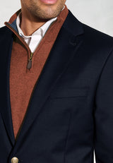 Regular Fit Otley Navy Pure New Wool Blazer