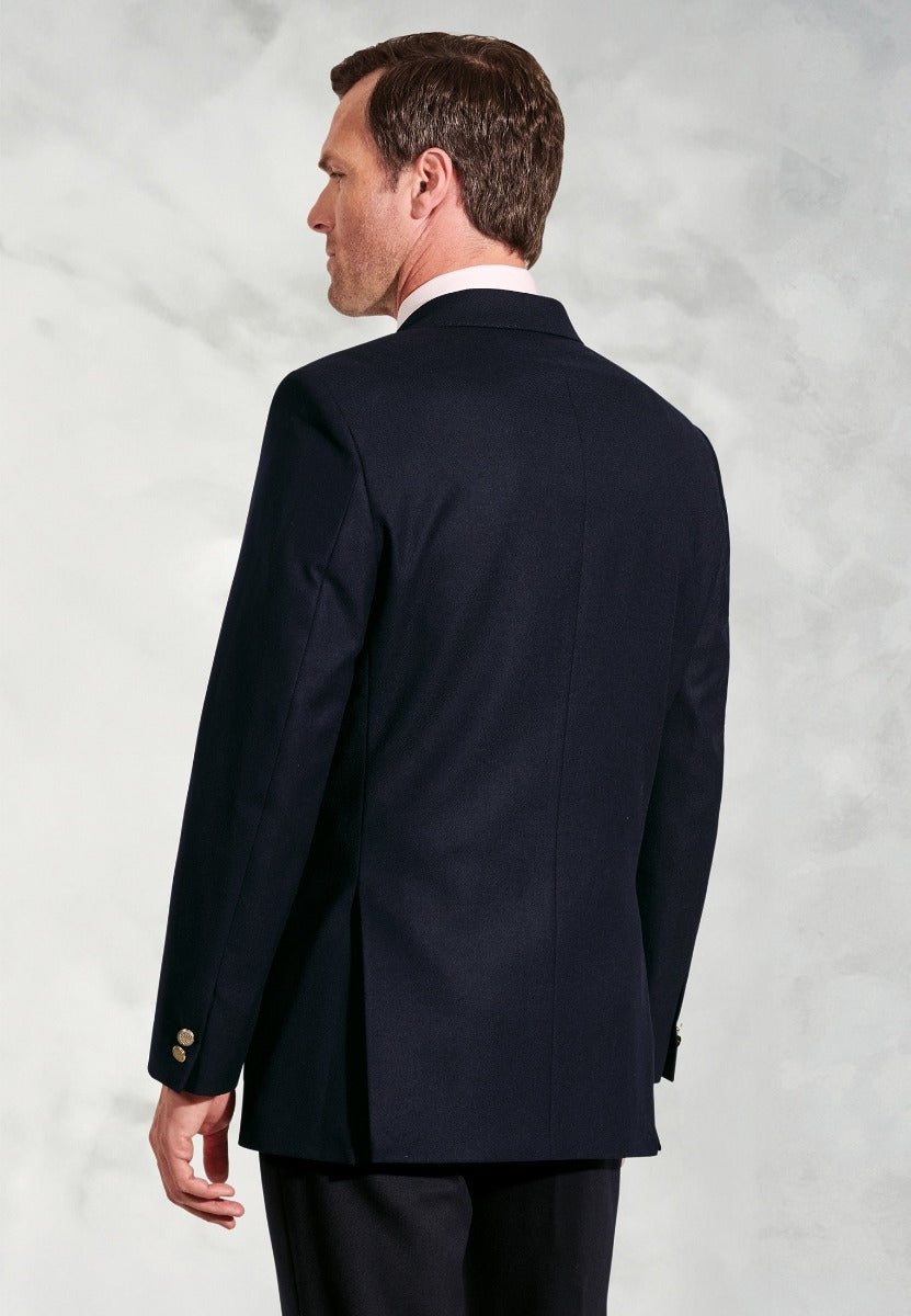 Regular Fit Oxford Navy Pure New Wool Blazer